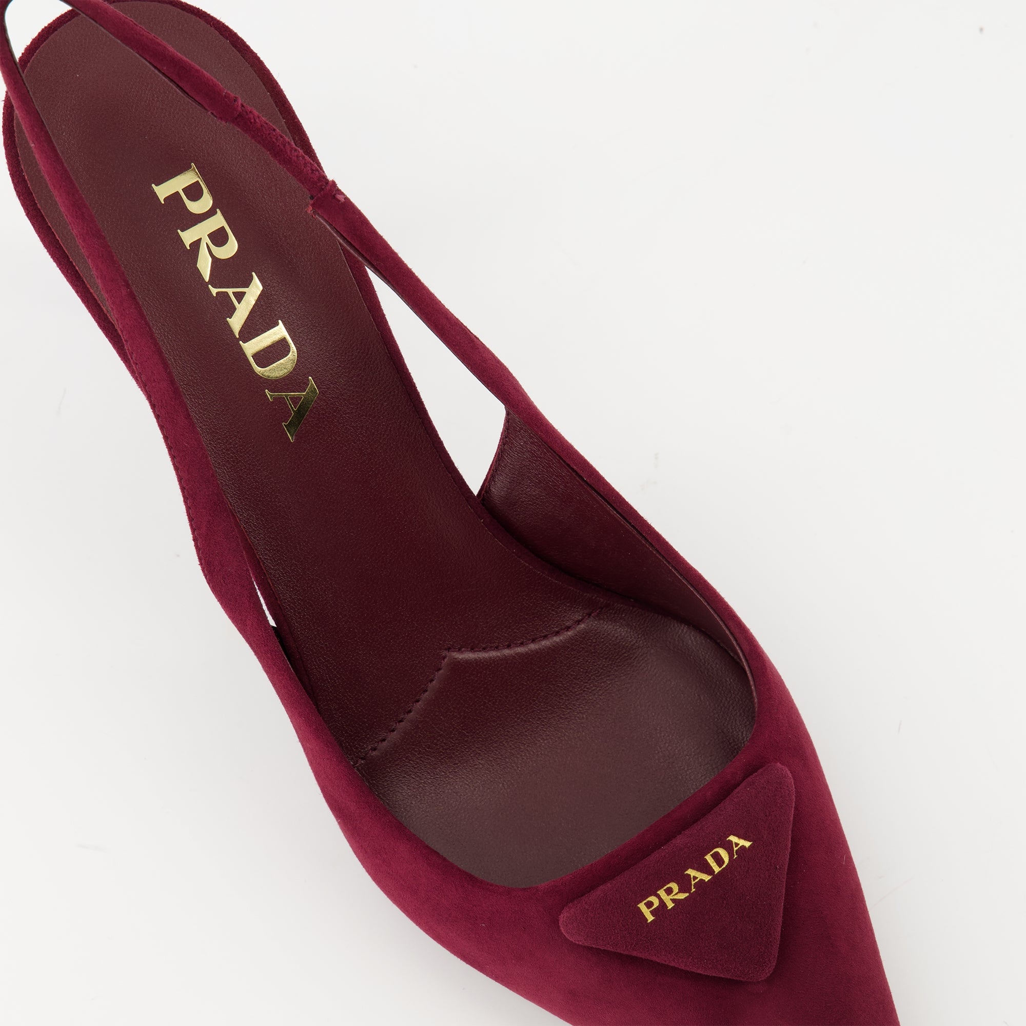 Suede Calfskin Pumps Prada - Women – myCompañero