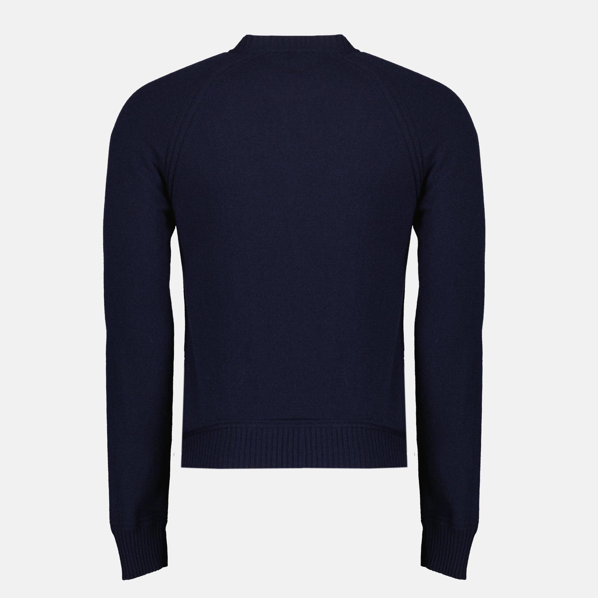 Image of the Sebas wool sweater from the K-Way brand for men - Autumn-Winter 2025 - Back view