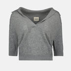 폴로 셔츠 Polo Shrunken jo Khaite 회색 Femme