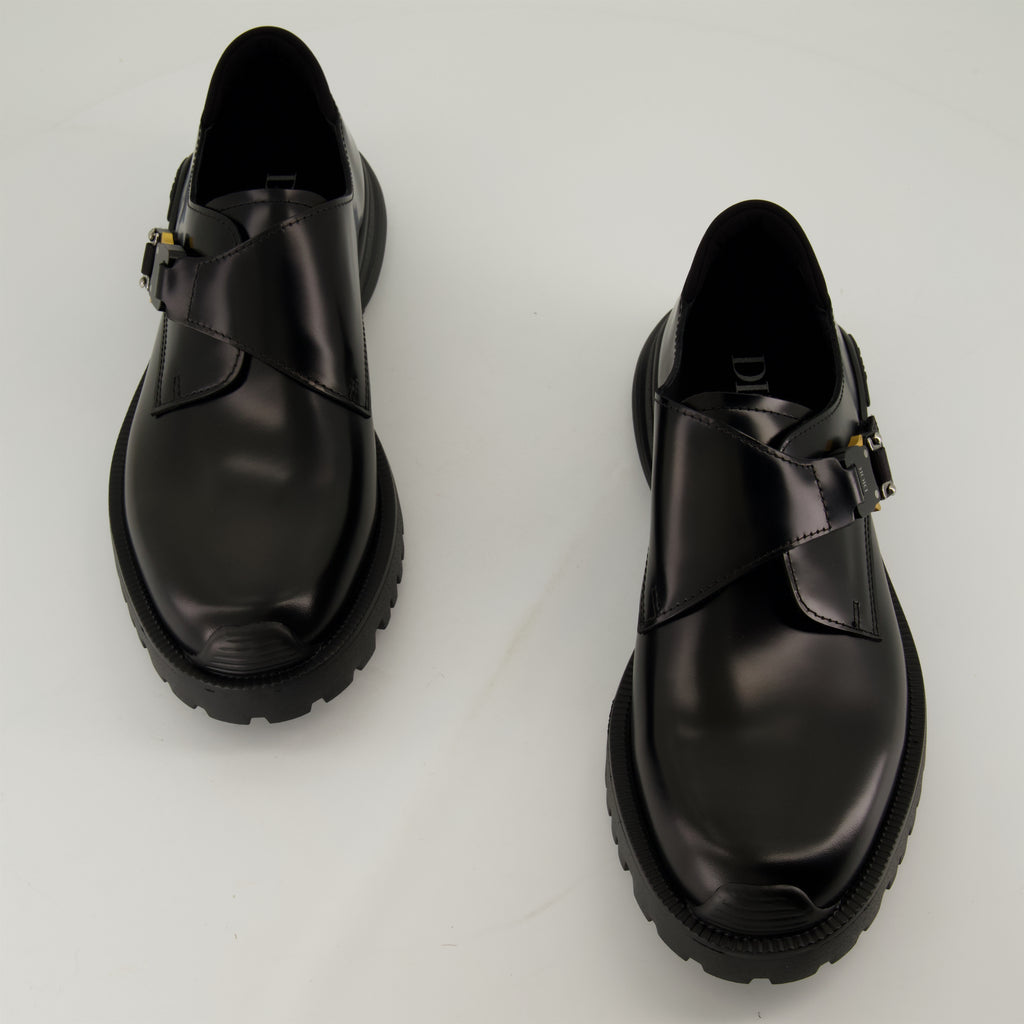 Chaussures de ville Derbies Monk Combat Dior Noir Homme