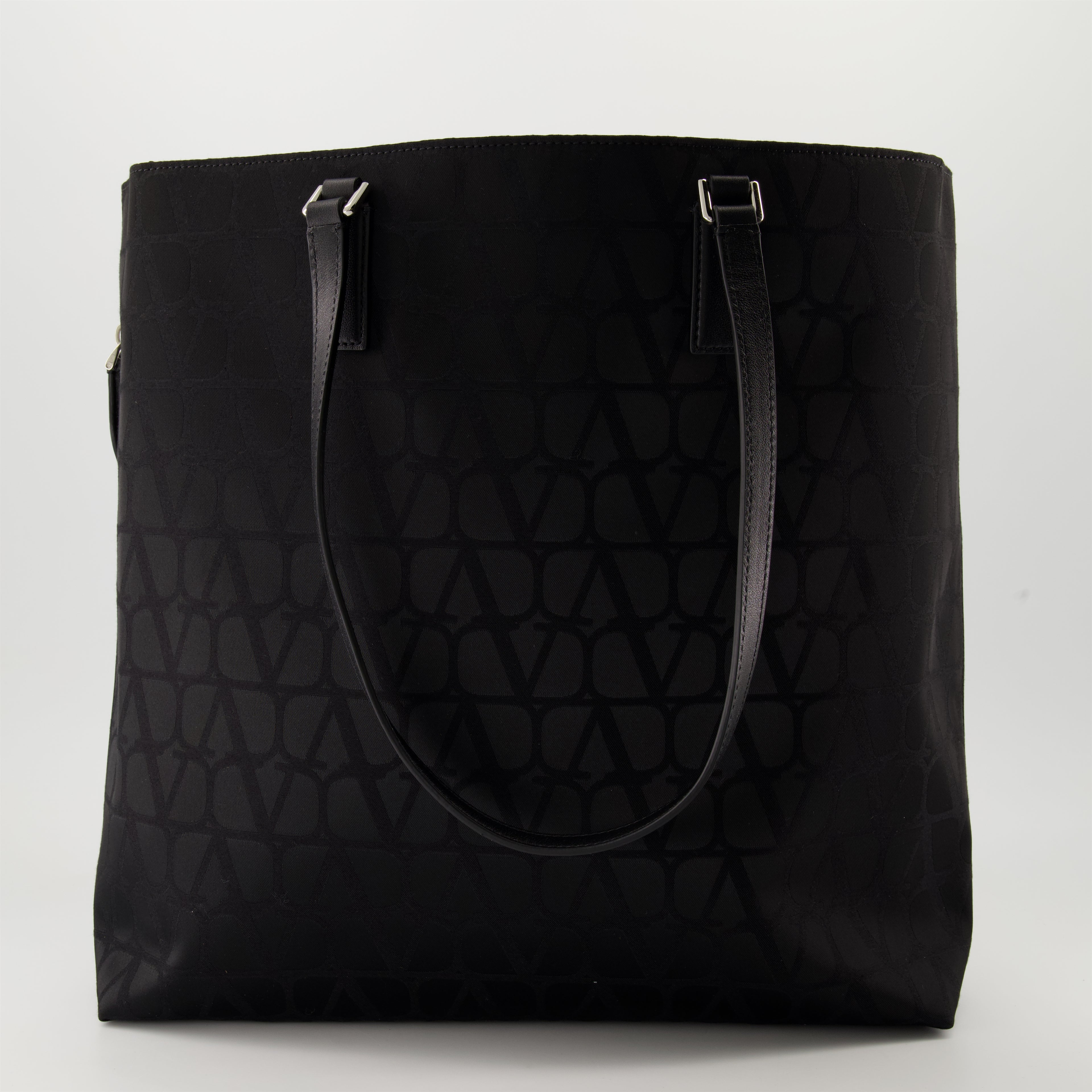Bolsos tote Bolso Tote de Nylon Iconographe Valentino Garavani Negro Homme