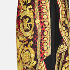 Shorts Short en soie Barocco Versace Red Homme