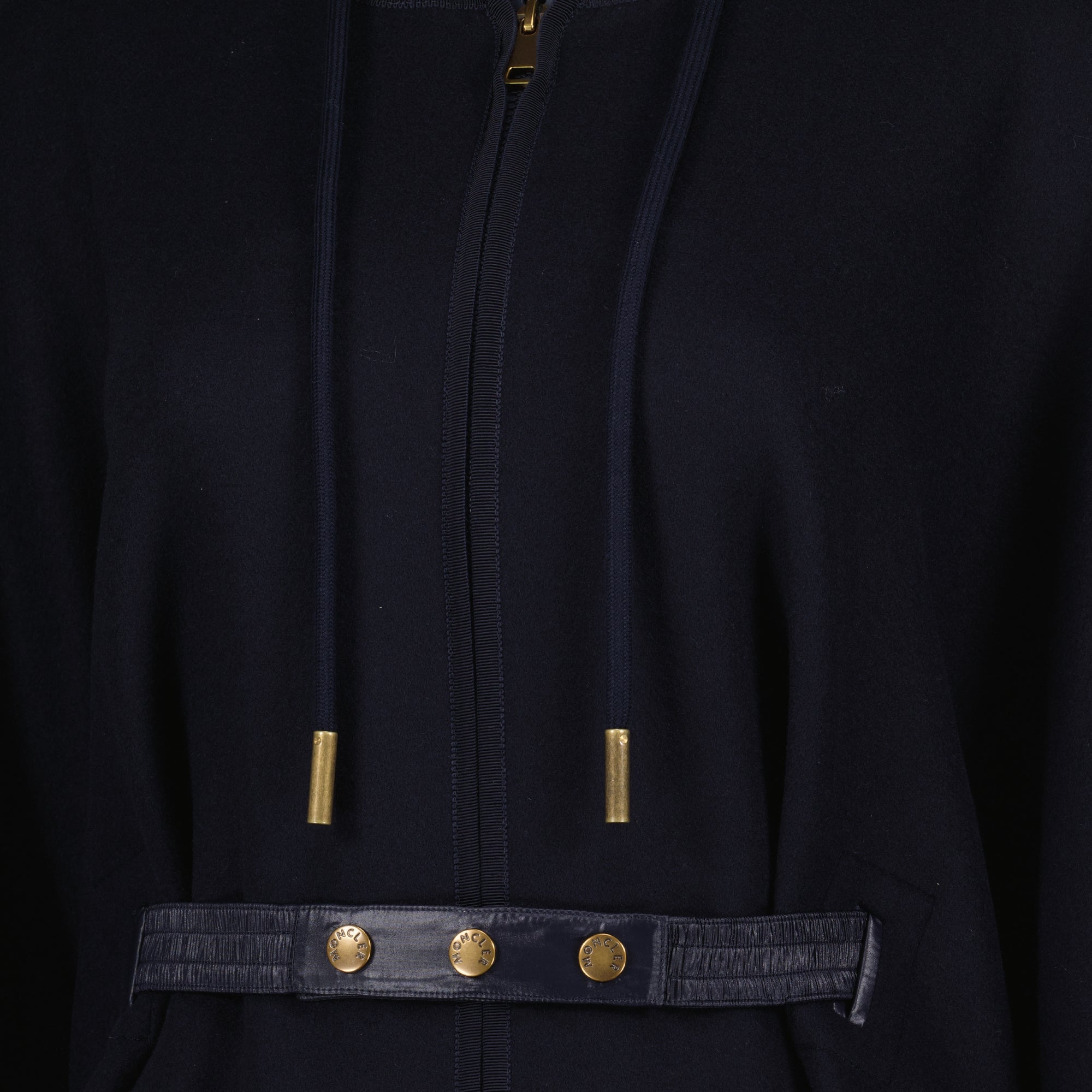 Vestes Capa de Lana Azul Marino Moncler Bleu foncé Femme