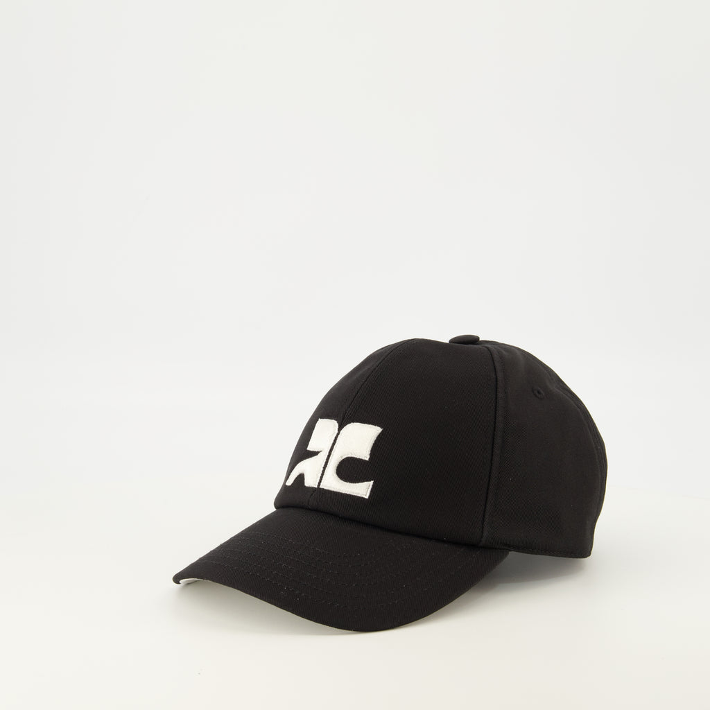 Chapeaux, casquettes et bonnets Casquette AC brodé noir Courrèges Noir Femme