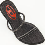 Chaussures ouvertes Sandales à talons D-havanna Sdl Diesel Noir Femme