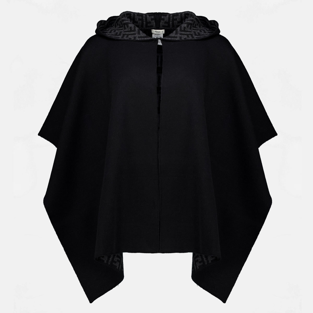 Vestes 검은색 캐시미어 폰초 Fendi Noir Femme