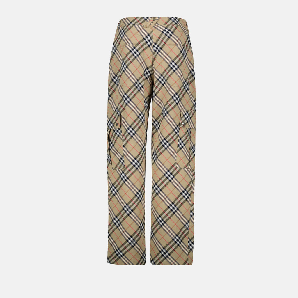 Hosen Karierte Hose Burberry Beige Homme