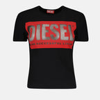 Camisetas T-shirt T-Malun Diesel Negro Femme