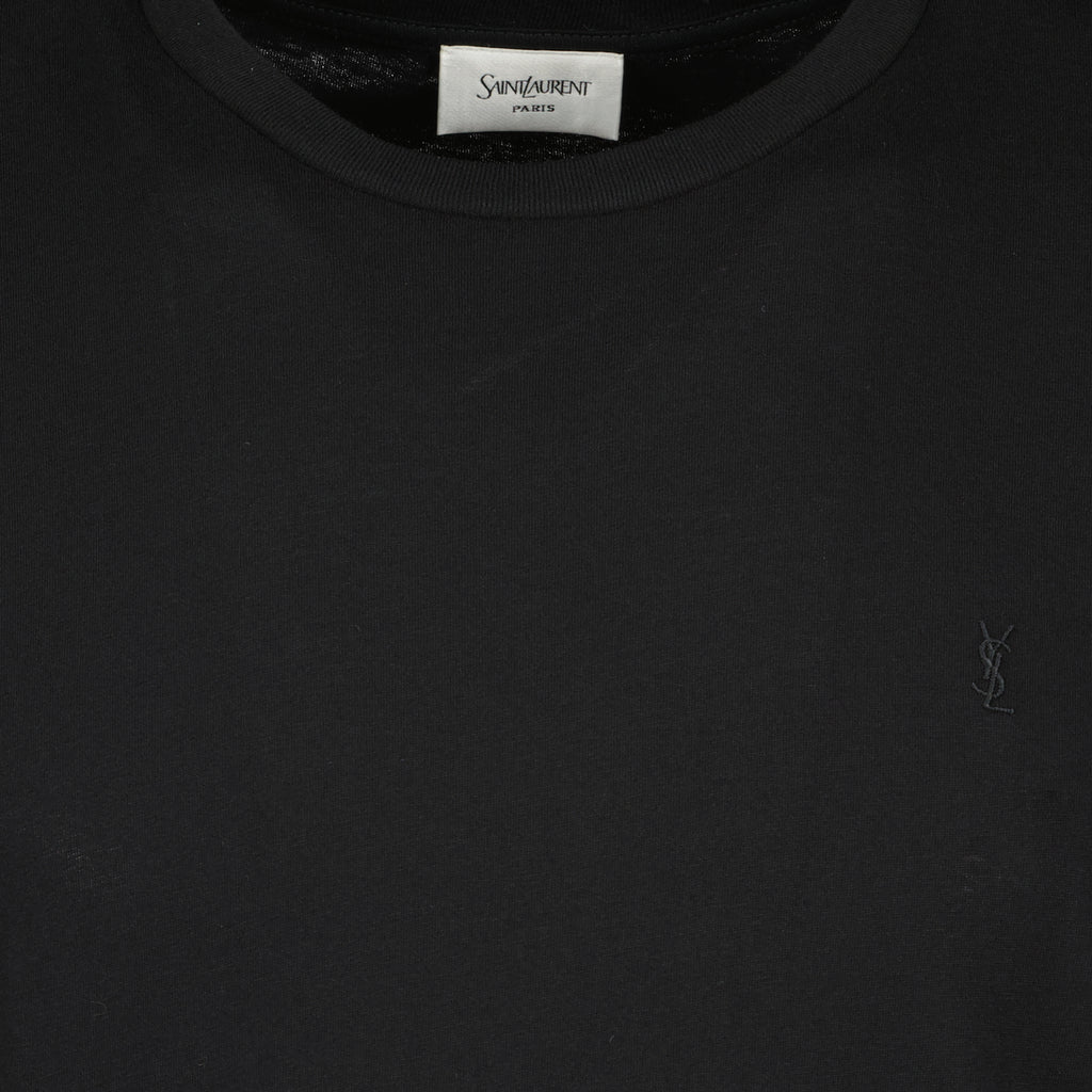 Image of the Cassandre T-shirt by Saint Laurent for Men - Autumn-Winter 2025 - Detailed View_2