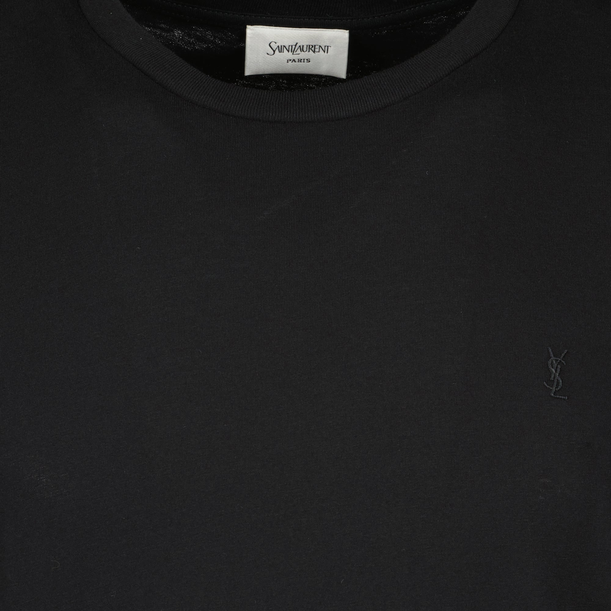 Image of the Cassandre T-shirt by Saint Laurent for Men - Autumn-Winter 2025 - Detailed View_2