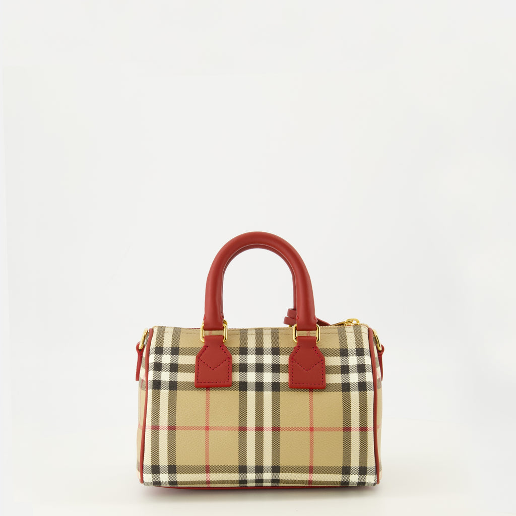 Sacs à main et épaule ミニボウリングチェックバッグ Burberry Beige Femme