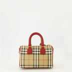 Imagen del Mini bolso Bowling Check de la marca Burberry para Mujer - Temporada Primavera-Verano 2026 - Vista Trasera