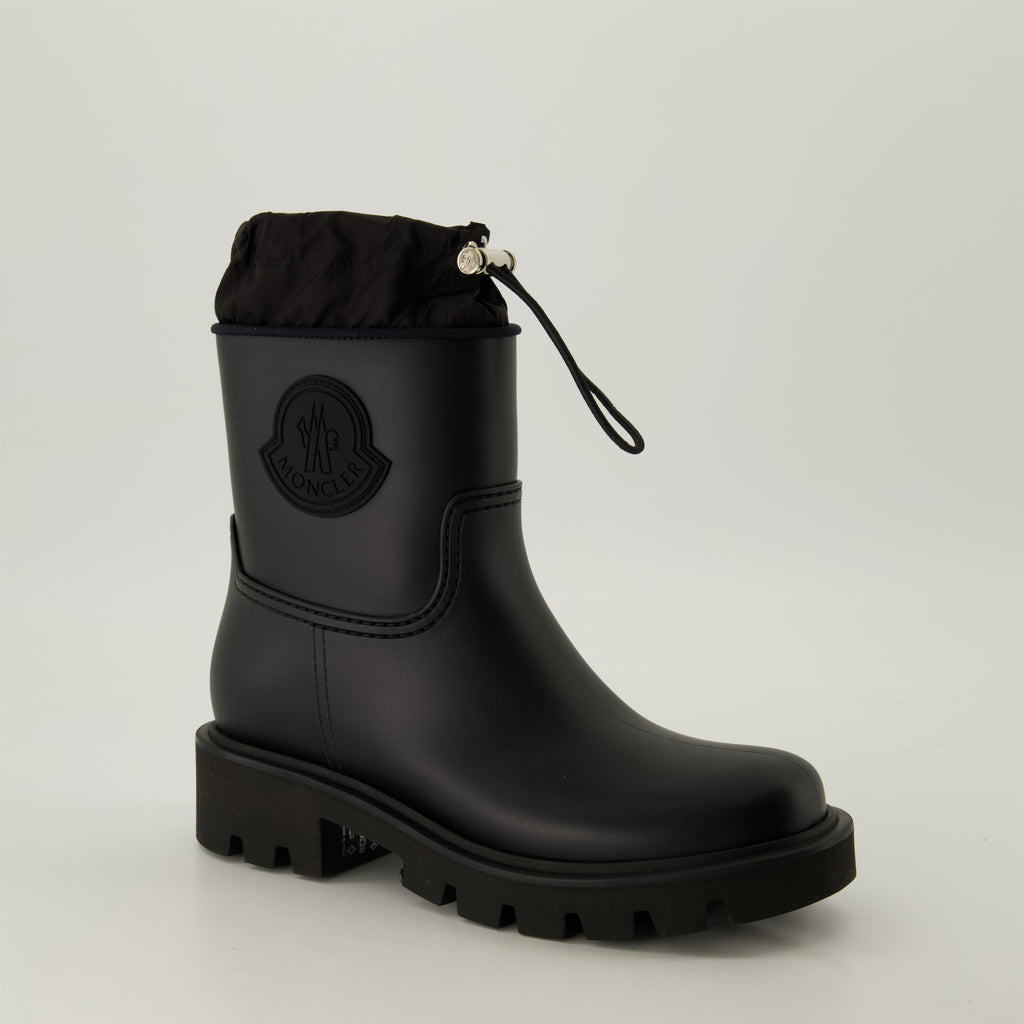 Stiefeletten Mini Bottes Kickstream de pluie Moncler Schwarz Femme
