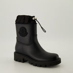 Stiefeletten Mini Bottes Kickstream de pluie Moncler Schwarz Femme