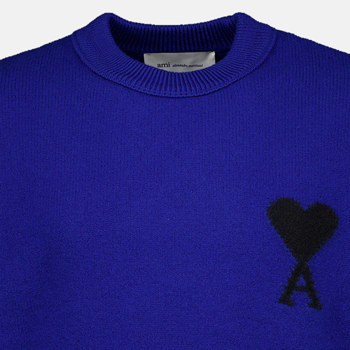 Maille Pull bleu AMI de coeur Ami PARIS Bleu foncé Unisexe