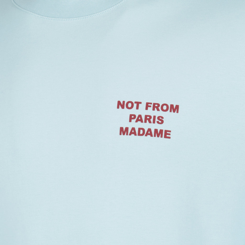 T-shirts T-shirt Slogan Slogan Drole De Monsieur Bleu Homme