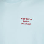 T-shirts T-shirt Slogan Slogan Drole De Monsieur Bleu Homme