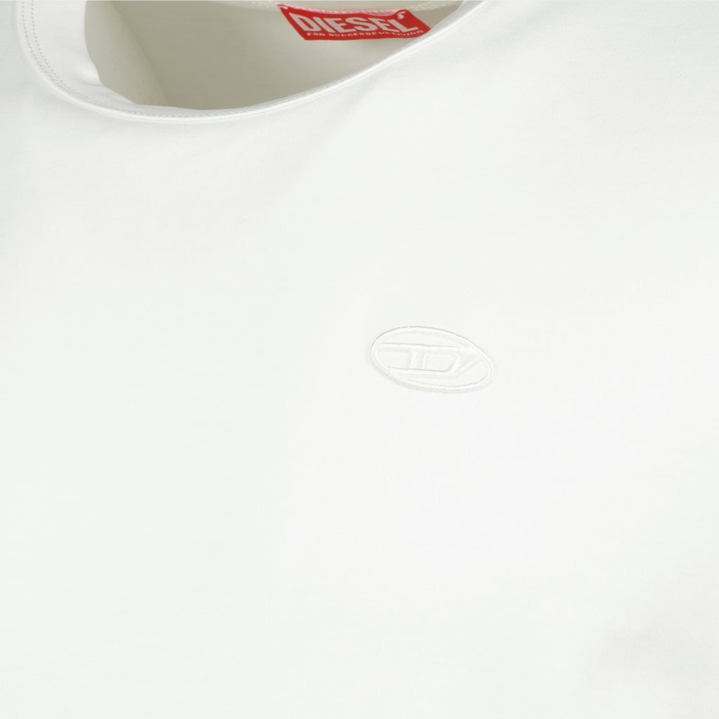 T-Shirts Weißes T-Shirt T-Adjust-Slits Diesel Weiß Herren