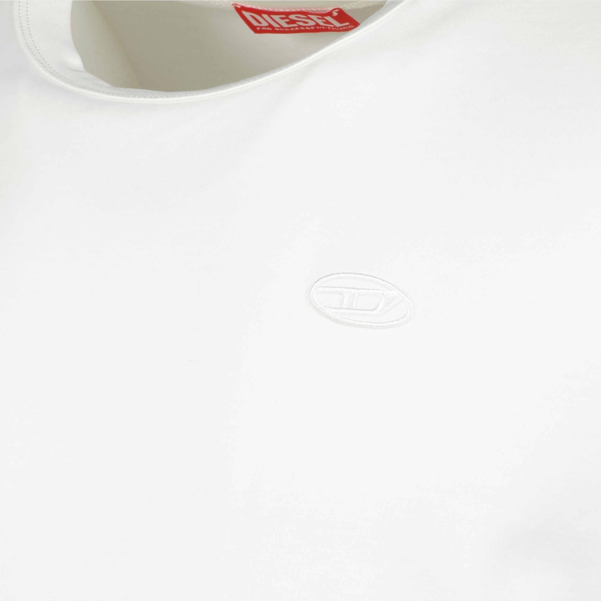 T-Shirts Weißes T-Shirt T-Adjust-Slits Diesel Weiß Herren