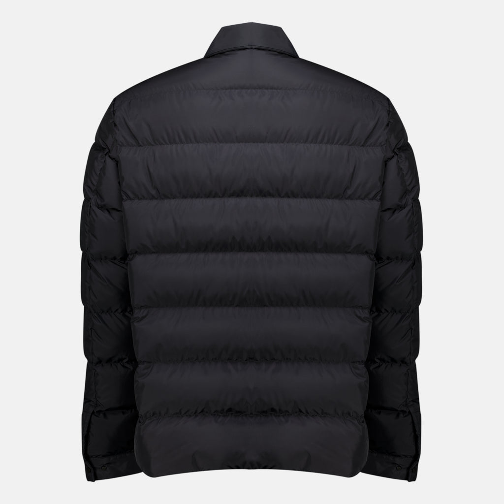 Vestes Malghette Schwarzes Hemd Moncler Noir Homme