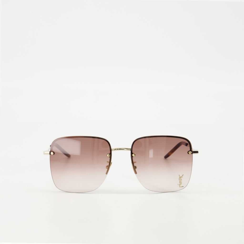 Lunettes Lunettes de soleil SL 312 M Saint Laurent Rose Unisexe