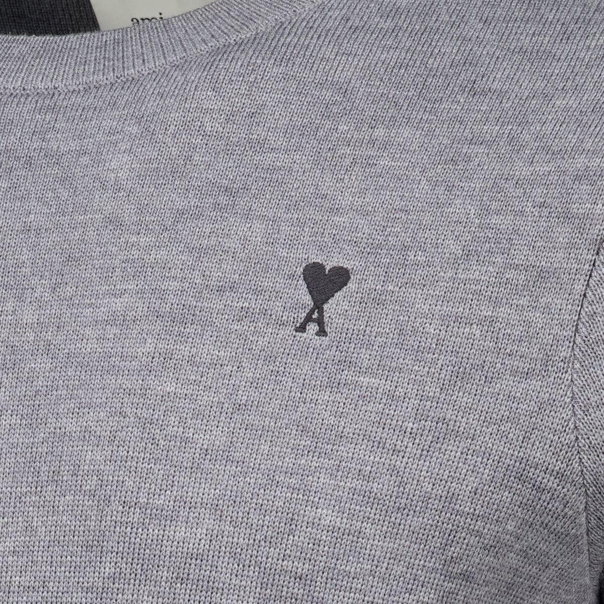 Maille Pull gris en laine Ami PARIS Gris Homme