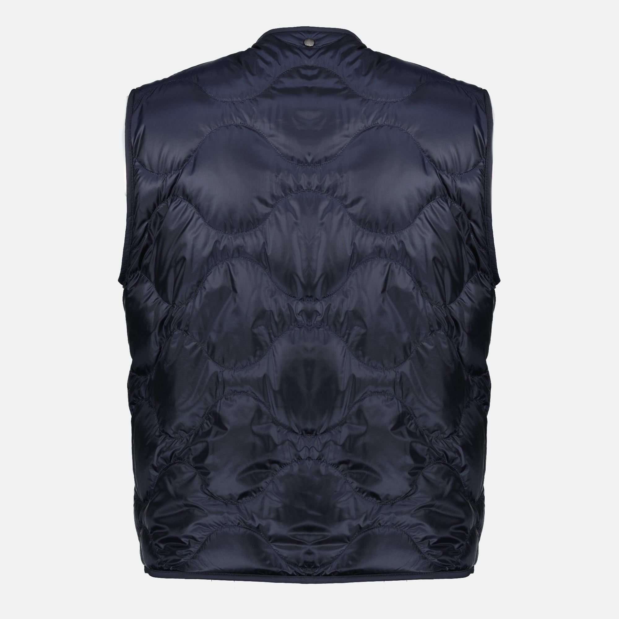 Image of the reversible Roquille navy blue shirt jacket by Moncler for Men - Spring-Summer 2026 - Detailed view 5