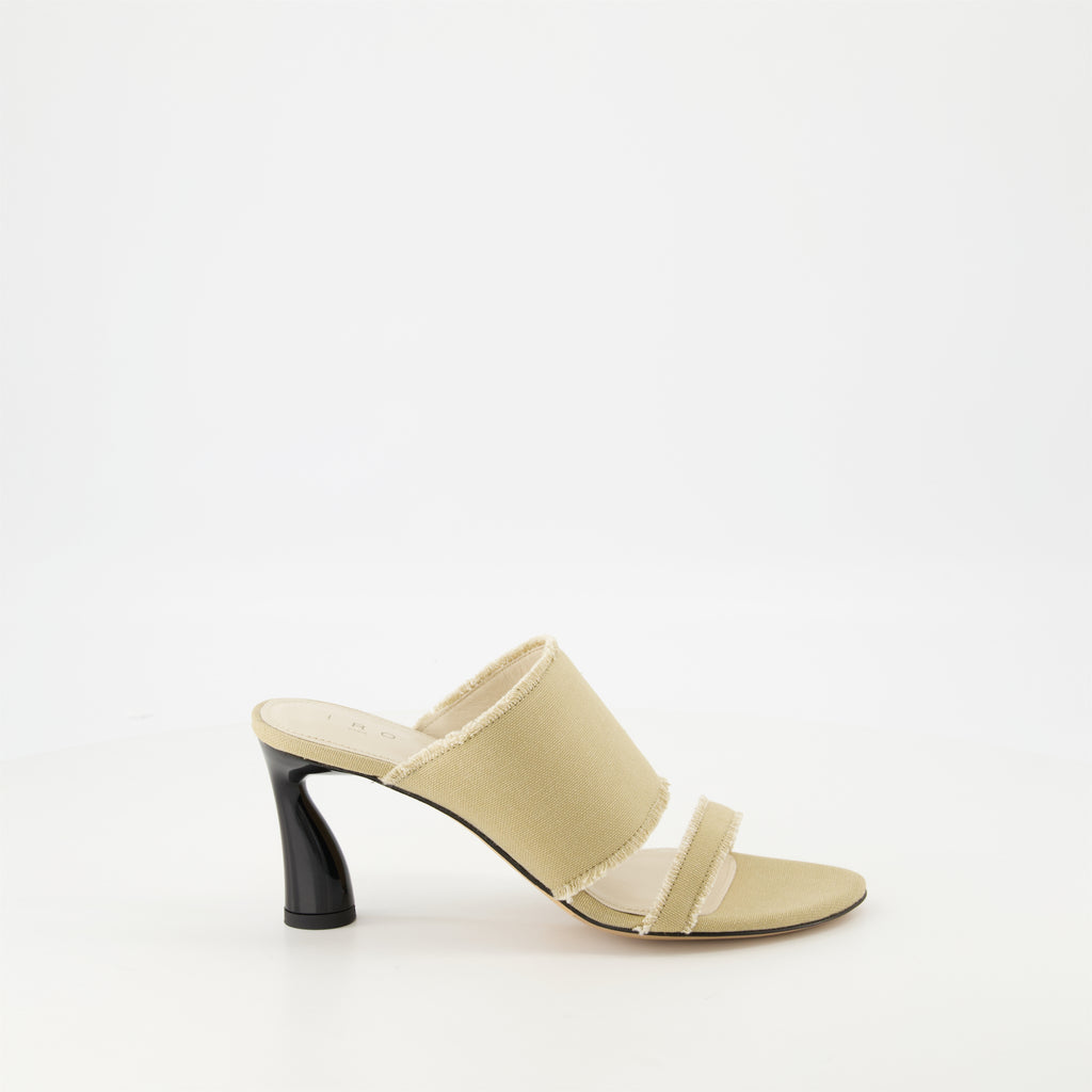 Chaussures ouvertes Mules Garnett Iro Beige Femme