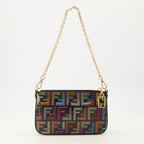 Imagen de la cartera Baguette multicolor de la marca Fendi para mujer - Temporada Primavera-Verano 2026 - Vista Frontal
