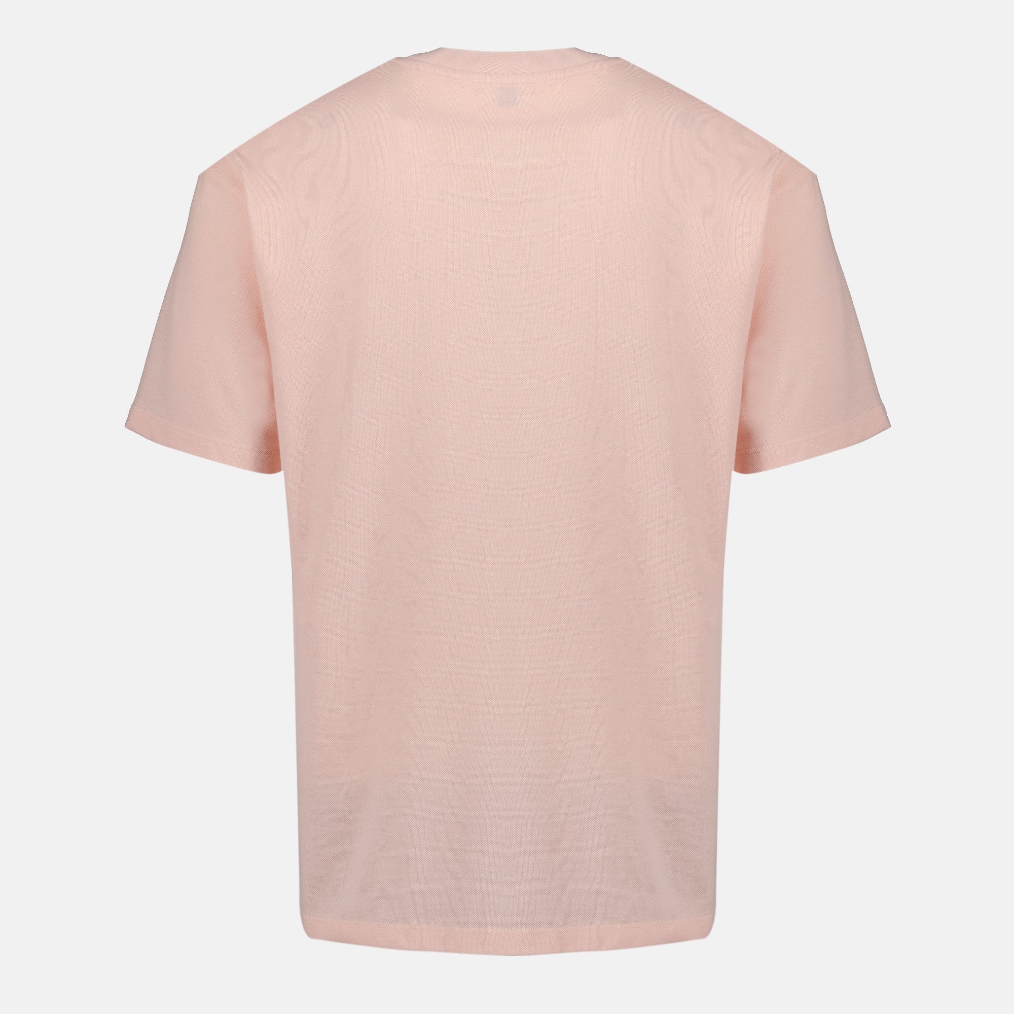남성을 위한 생 로랑 브랜드의 YSL 핑크 티셔츠 이미지 - 2026년 봄-여름 - 뒷모습
