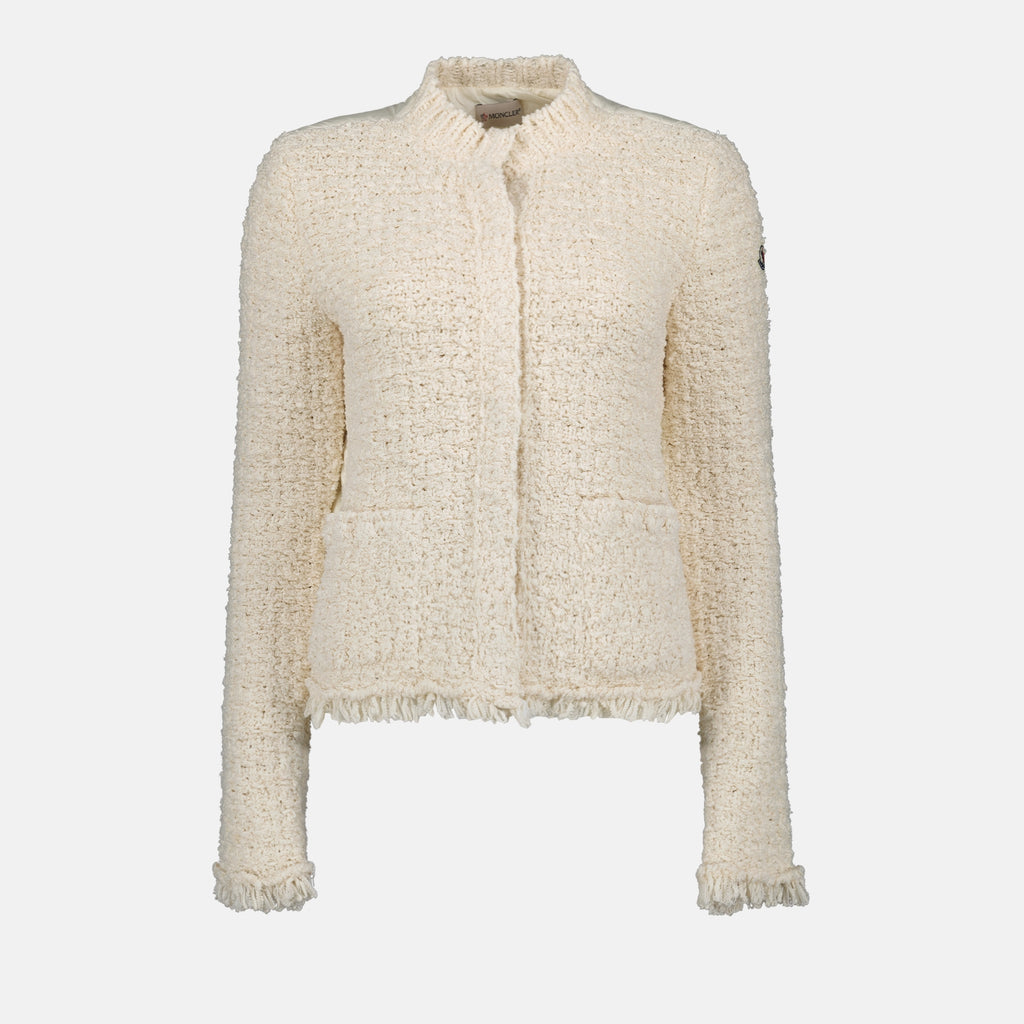 Maille Cardigan en maille Moncler Beige Femme
