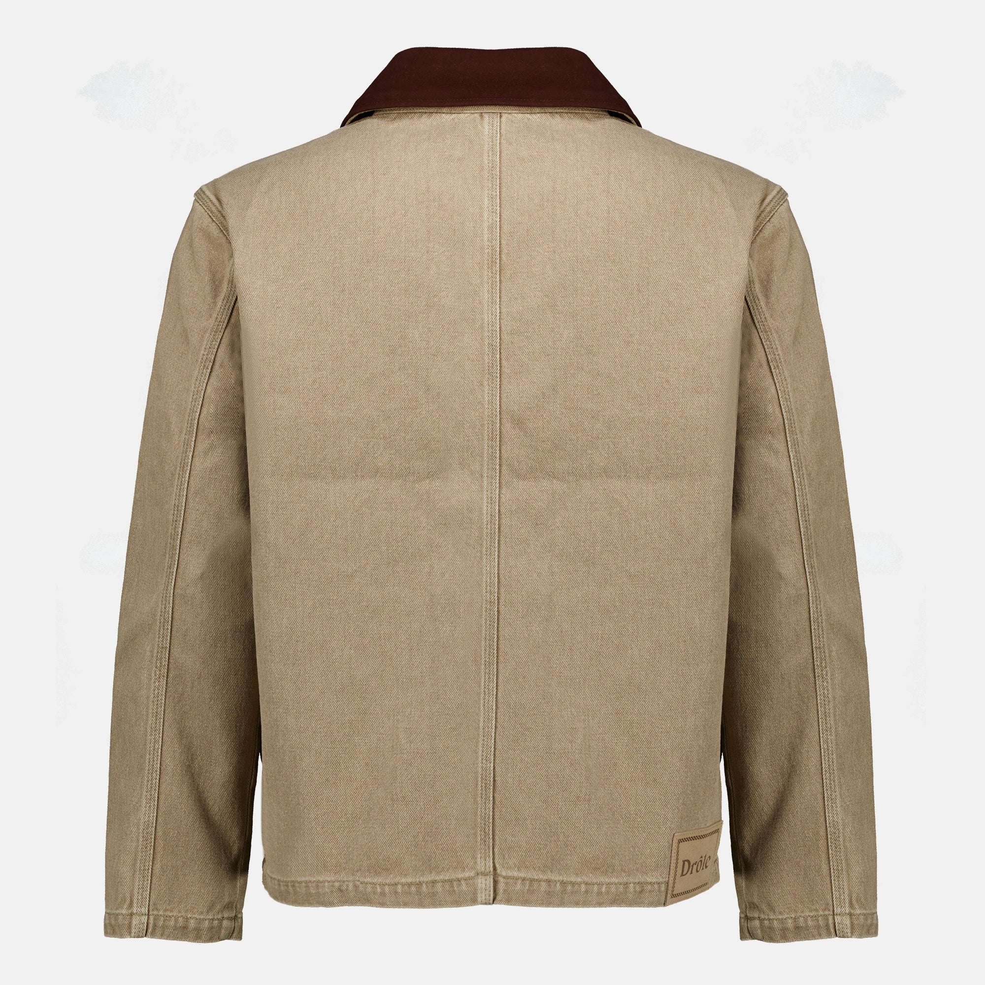 Vestes Khaki Denim Jacket Drole De Monsieur Beige Homme