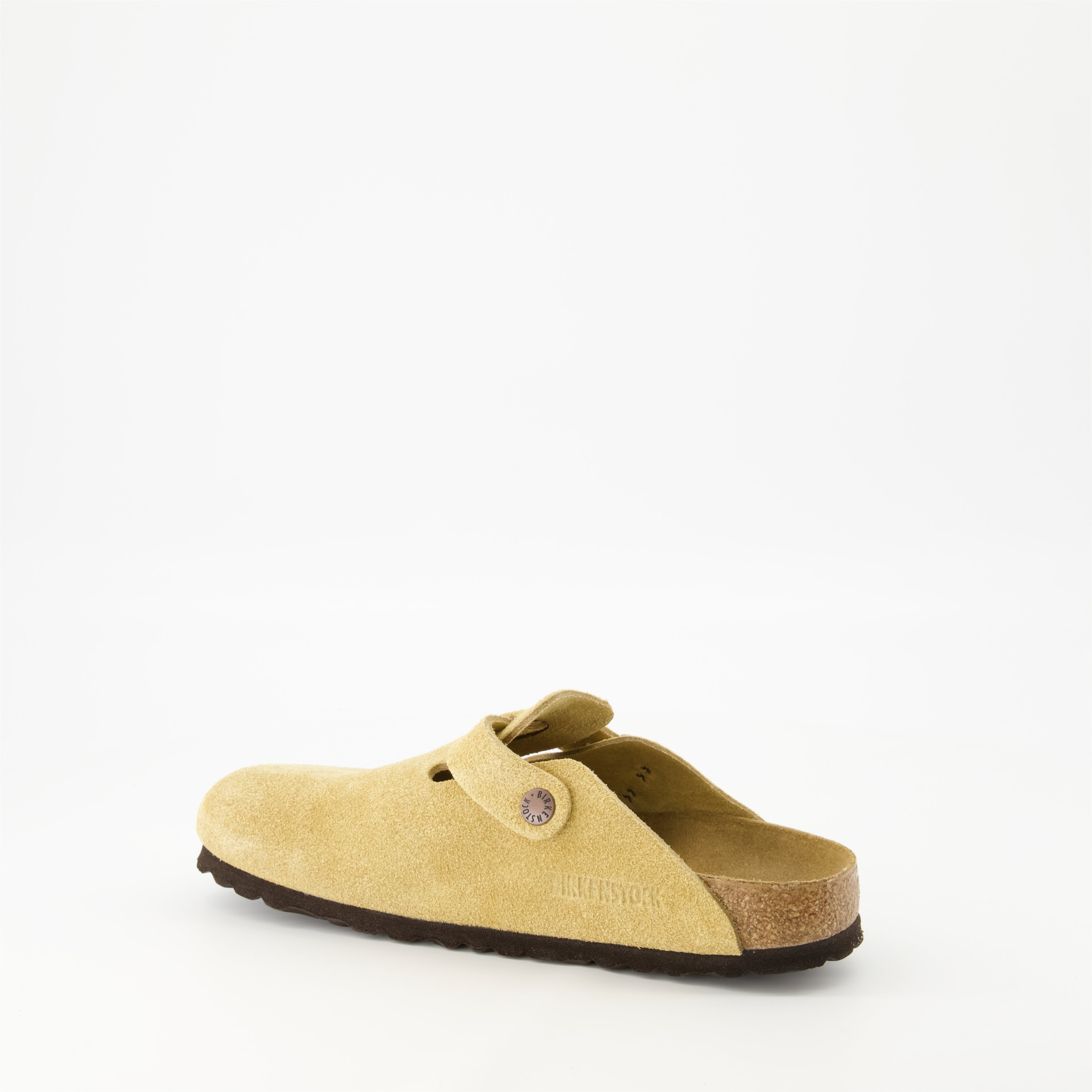 Chaussures ouvertes Mules Boston Birkenstock Beige Homme