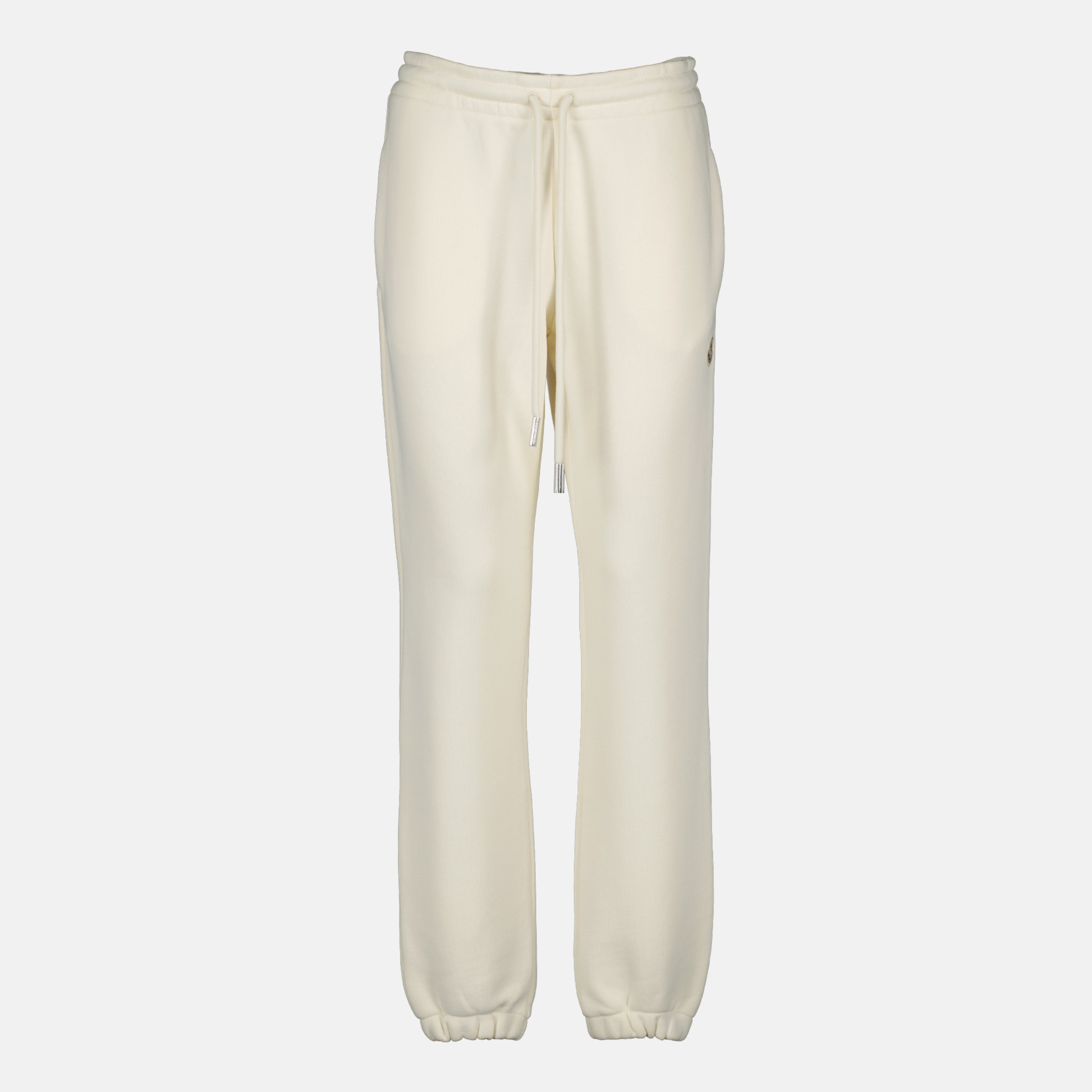 Pantalons Sweatpants Moncler Blanc Femme