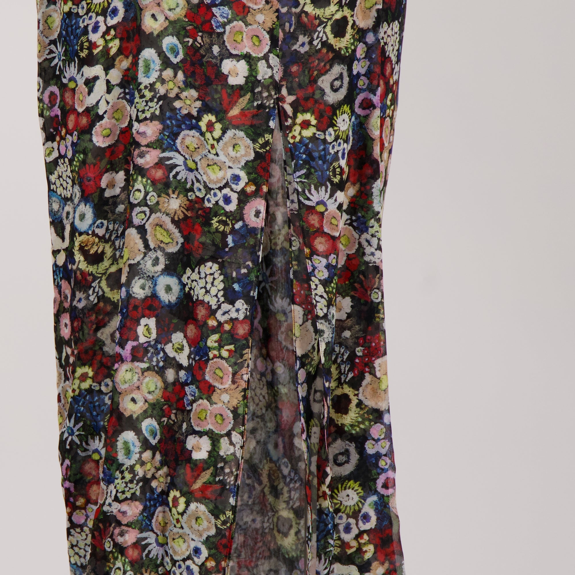 Robes Vestido Longo Taja com Estampa Khaite Multicolore Femme