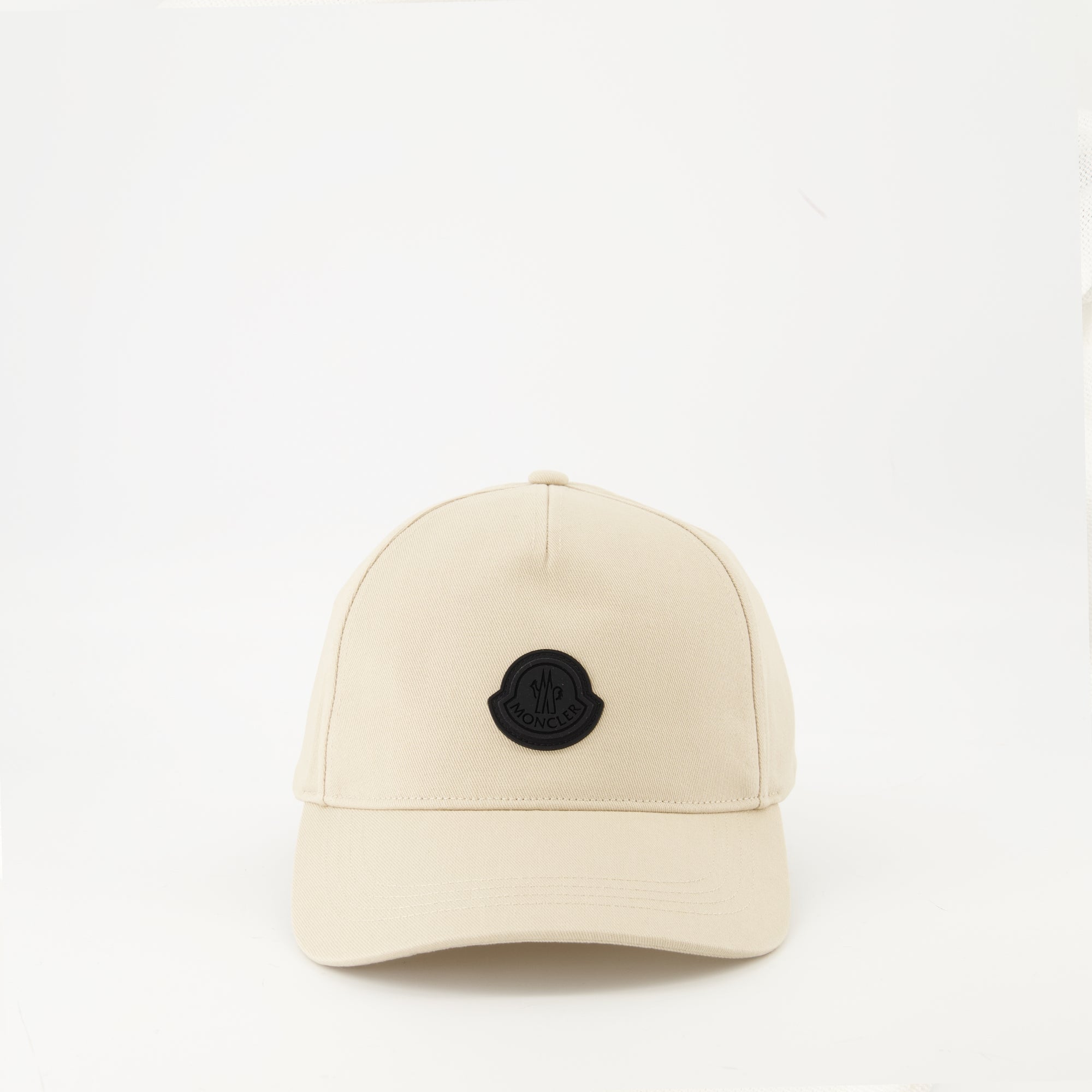 Image of the Men's Moncler Logo Cap - Autumn-Winter 2025 Season - Front View