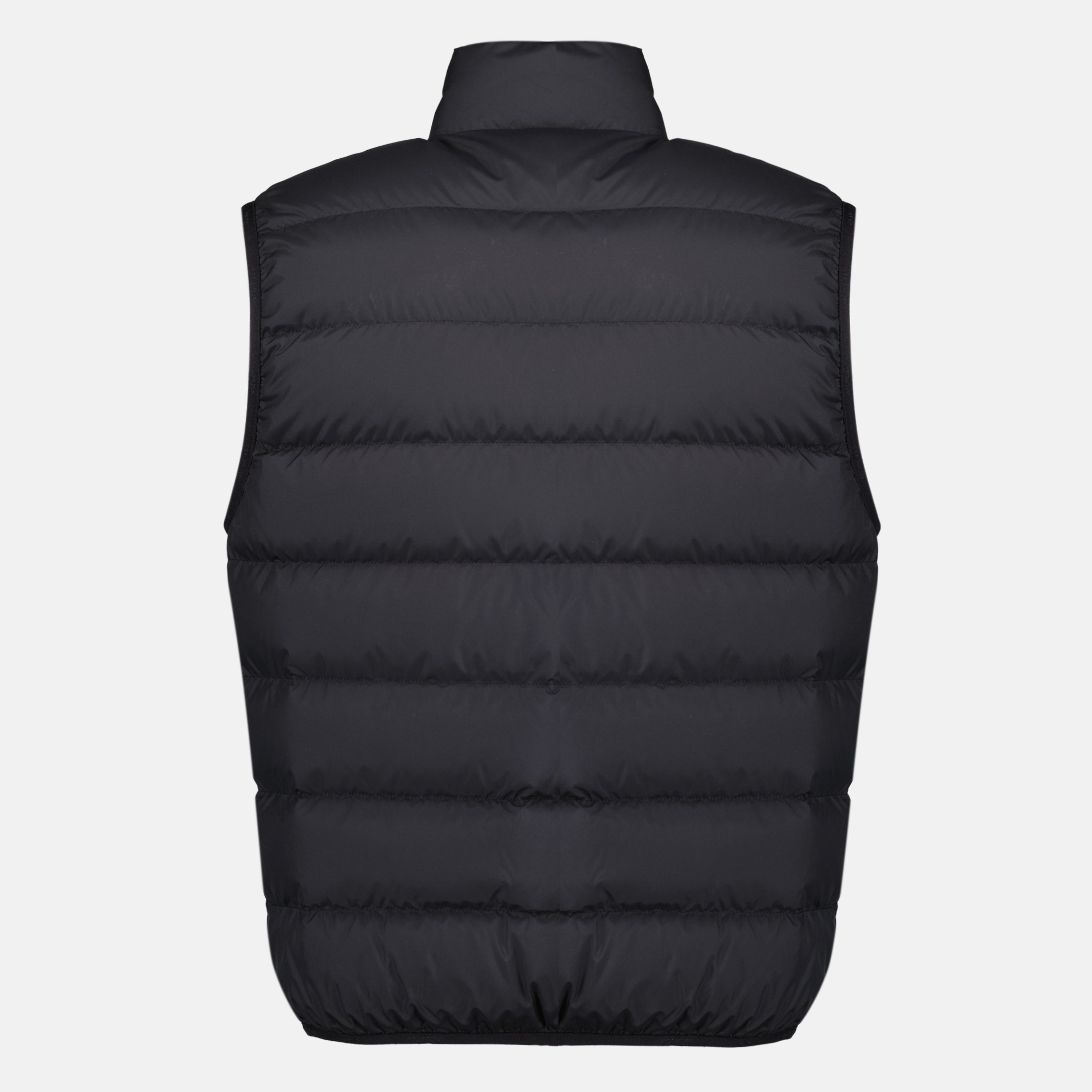 Vestes Contrin Black Sleeveless Down Jacket Moncler Noir Homme