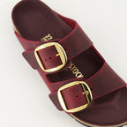 Scarpe aperte Claquettes Arizona Birkenstock Bordeaux Femme
