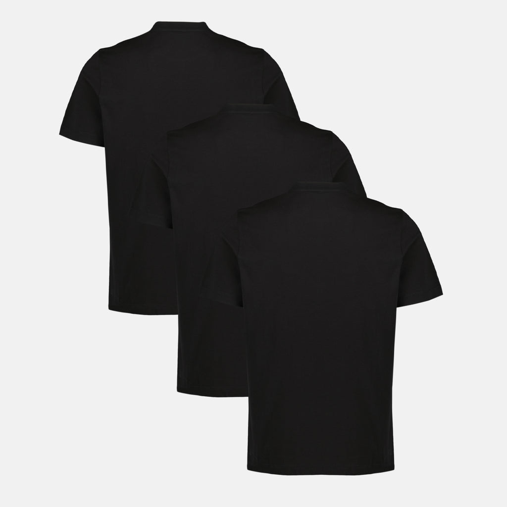 Imagen del artículo Lote de tres camisetas negras de la marca Moncler para Hombre - Temporada Primavera-Verano 2026 - Vista Trasera