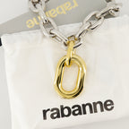 Bijoux Collier XL Link Rabanne Argenté Femme