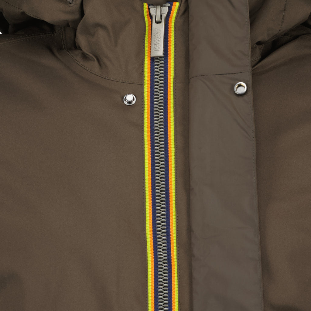 Image of the K-Way Men's Bonded Jacket - Fall-Winter 2025 - Detailed View_1