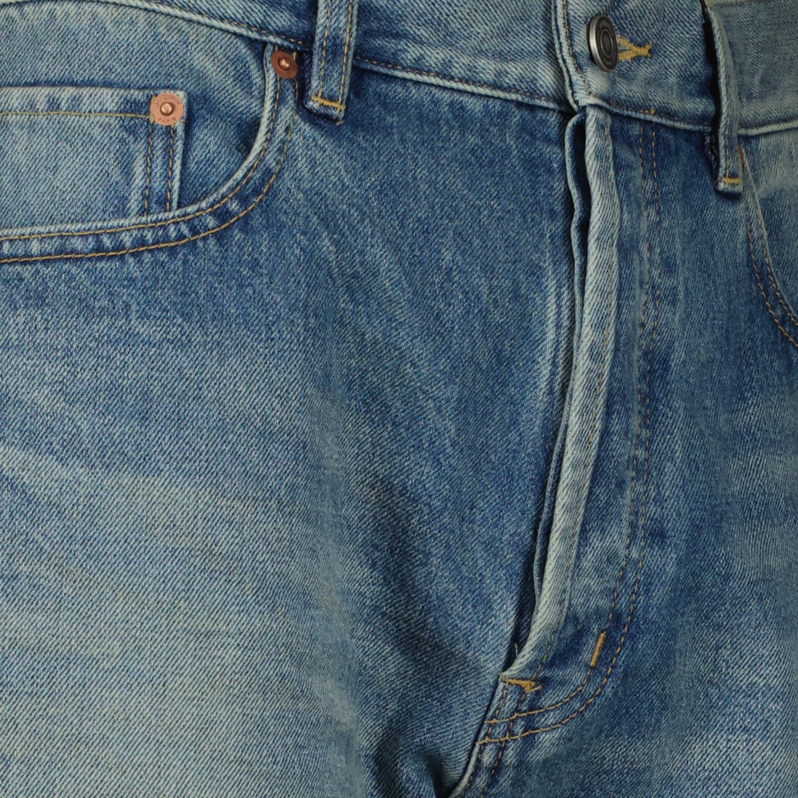 Pantalons Jean Long Mick en denim bleu Saint Laurent Bleu Homme