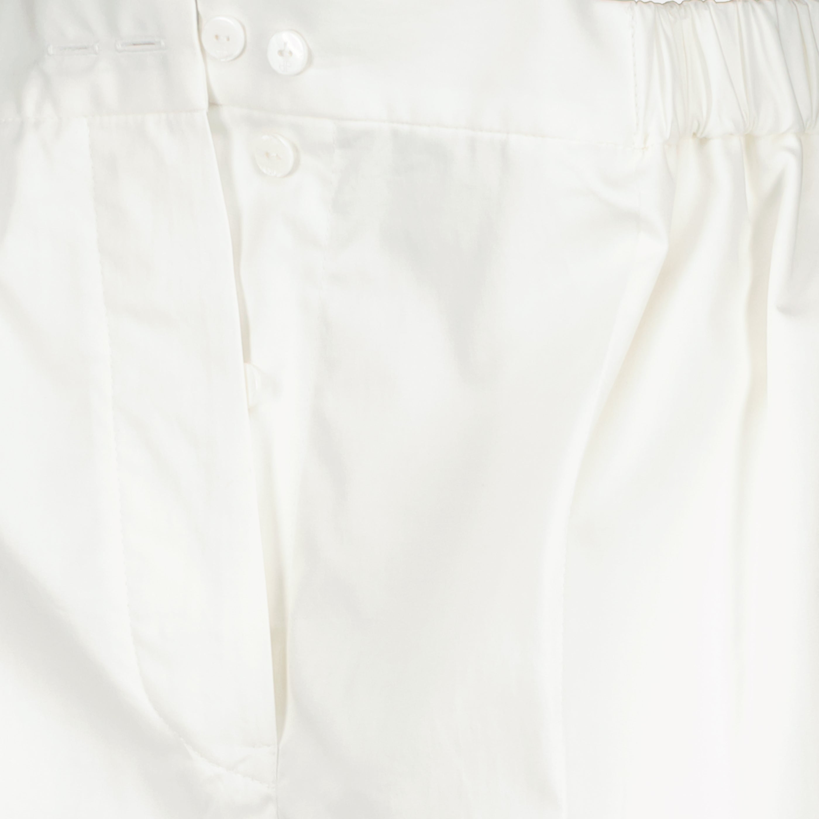 Pantalons Pantalon en coton blanc Patou Blanc Femme