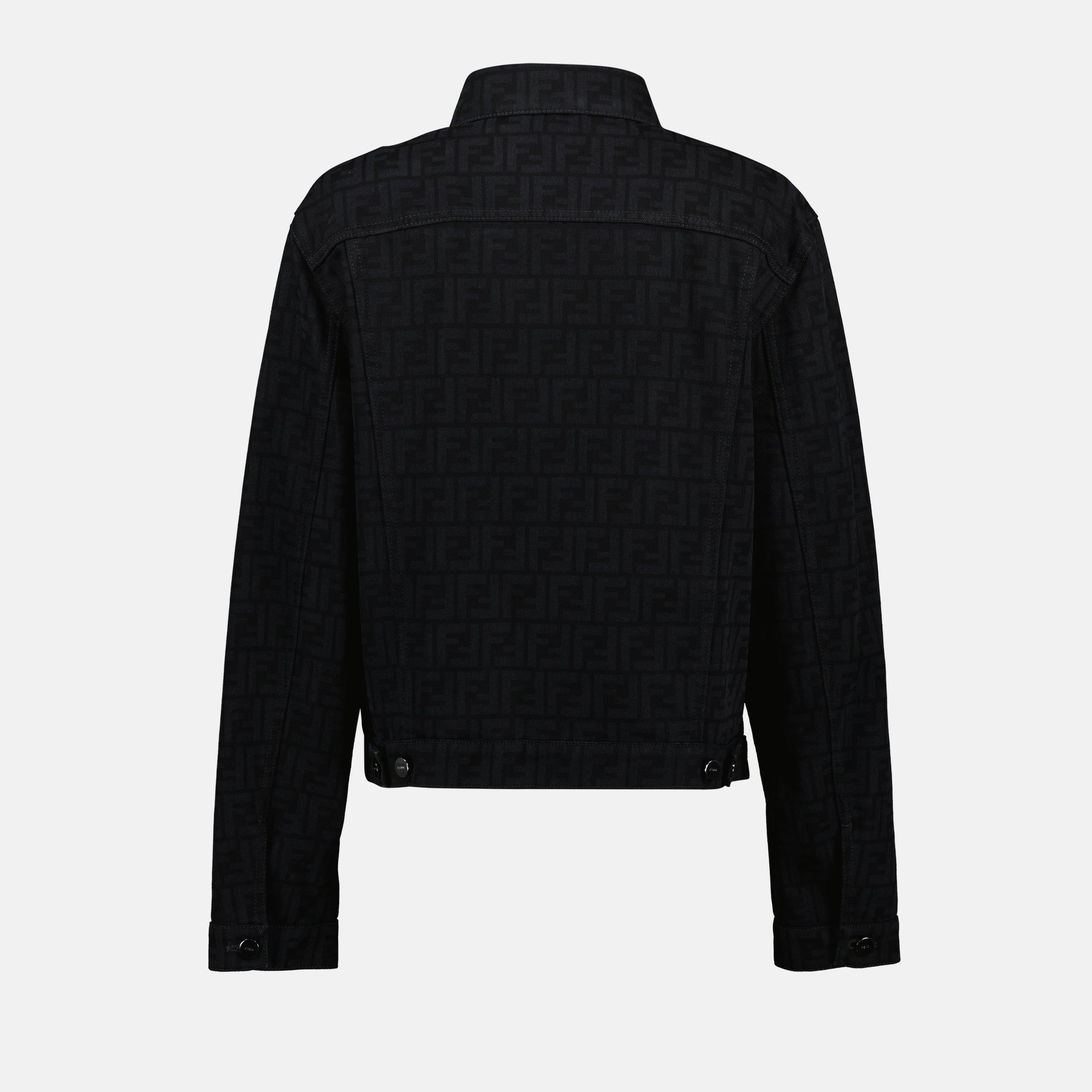 Jackets Veste en jean FF Fendi Black Femme