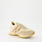 Sneaker Baskets Pacey Moncler Beige Femme
