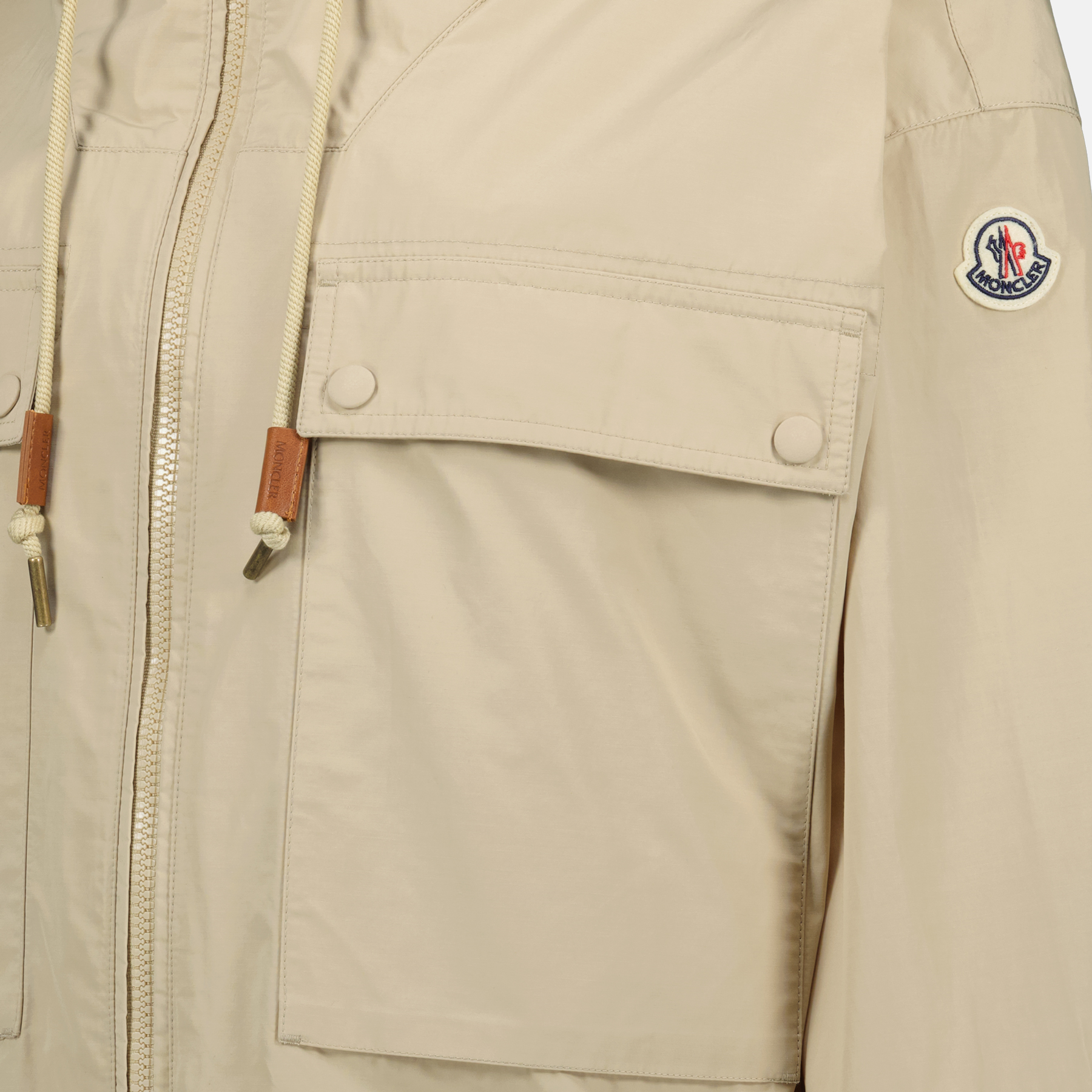Mäntel Parka Sauvan Moncler Beige Femme