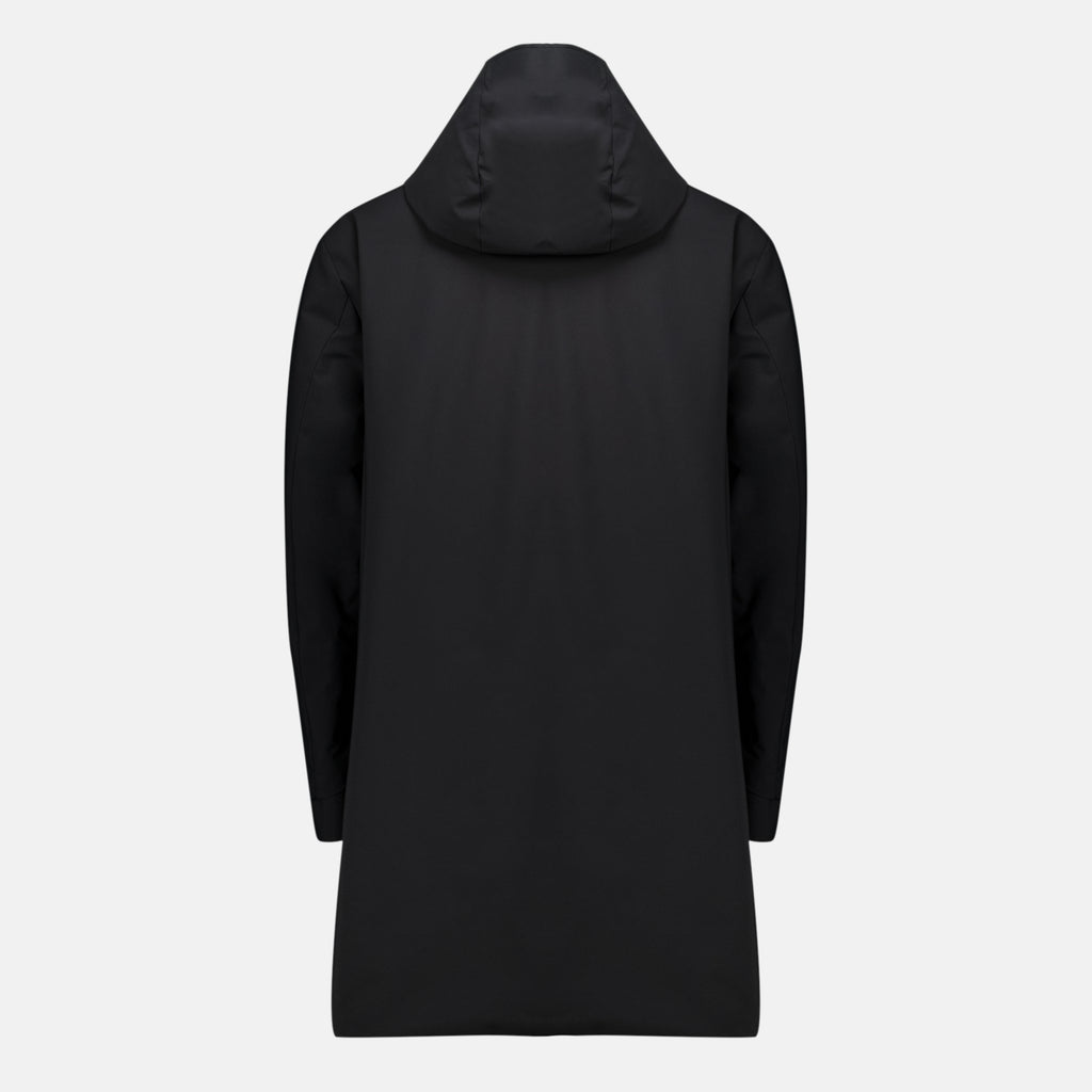 Manteaux Lange Vexin schwarze Parka Moncler Noir Homme