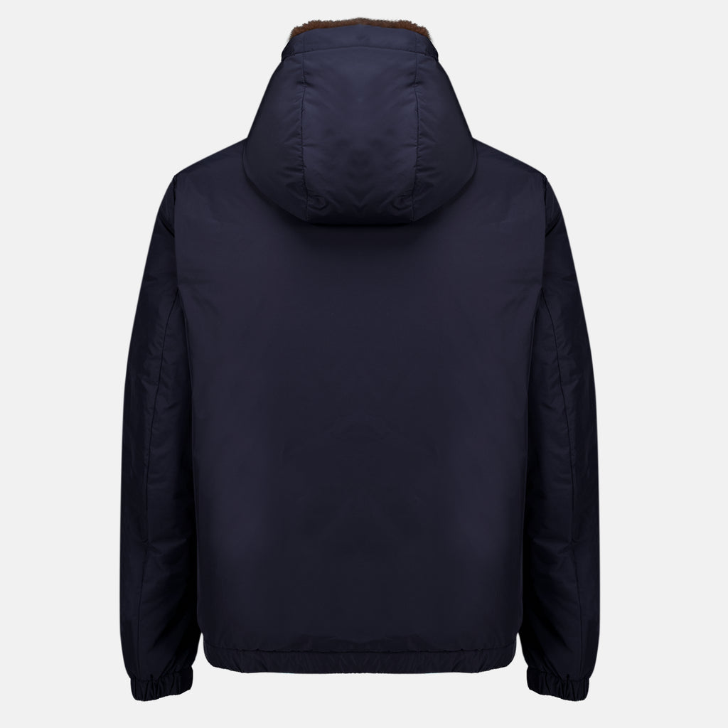 Manteaux Zambood Navy Blue Down Jacket Moncler Bleu foncé Homme