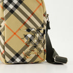 Sacs bandoulière Pochette à carreaux Burberry Beige Homme