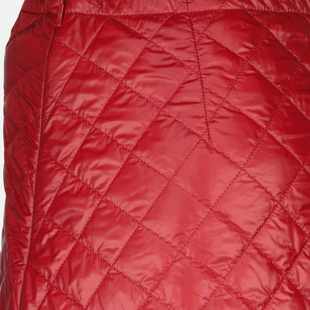 Jupes Gonna Mini Imbottita Moncler Rouge Femme